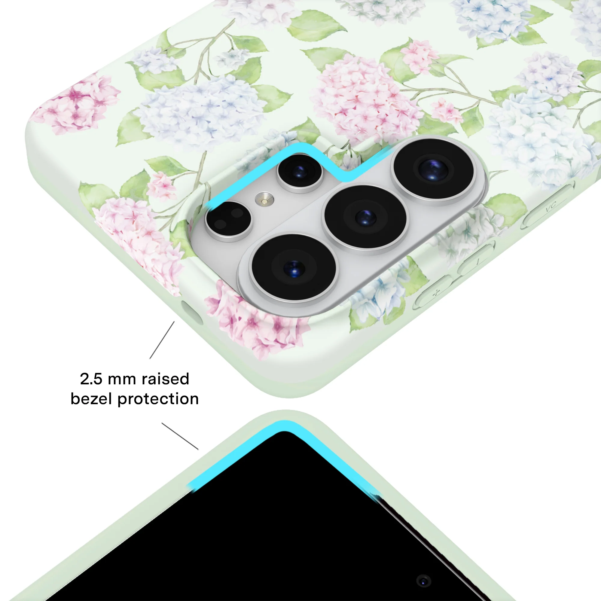 Hydrangea Floral Samsung Case - Image 68