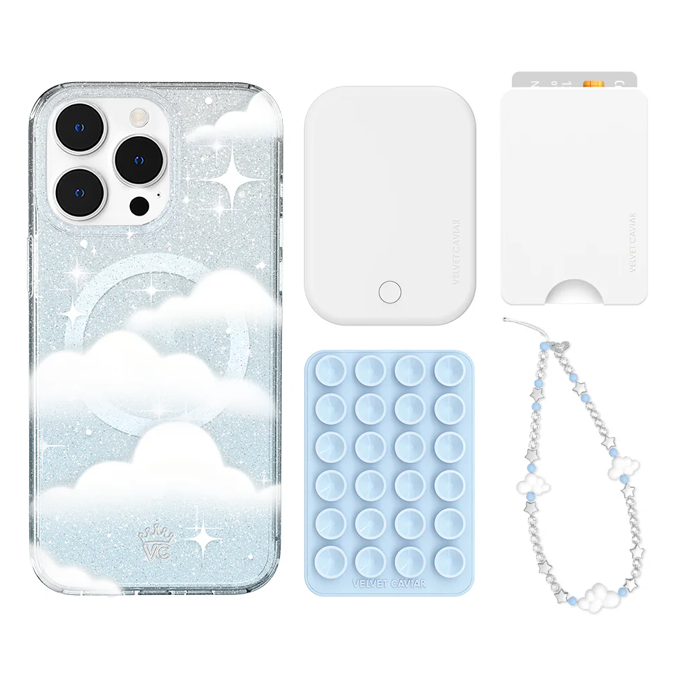In The Clouds Stardust iPhone Bundle Set - Wallet - Image 11