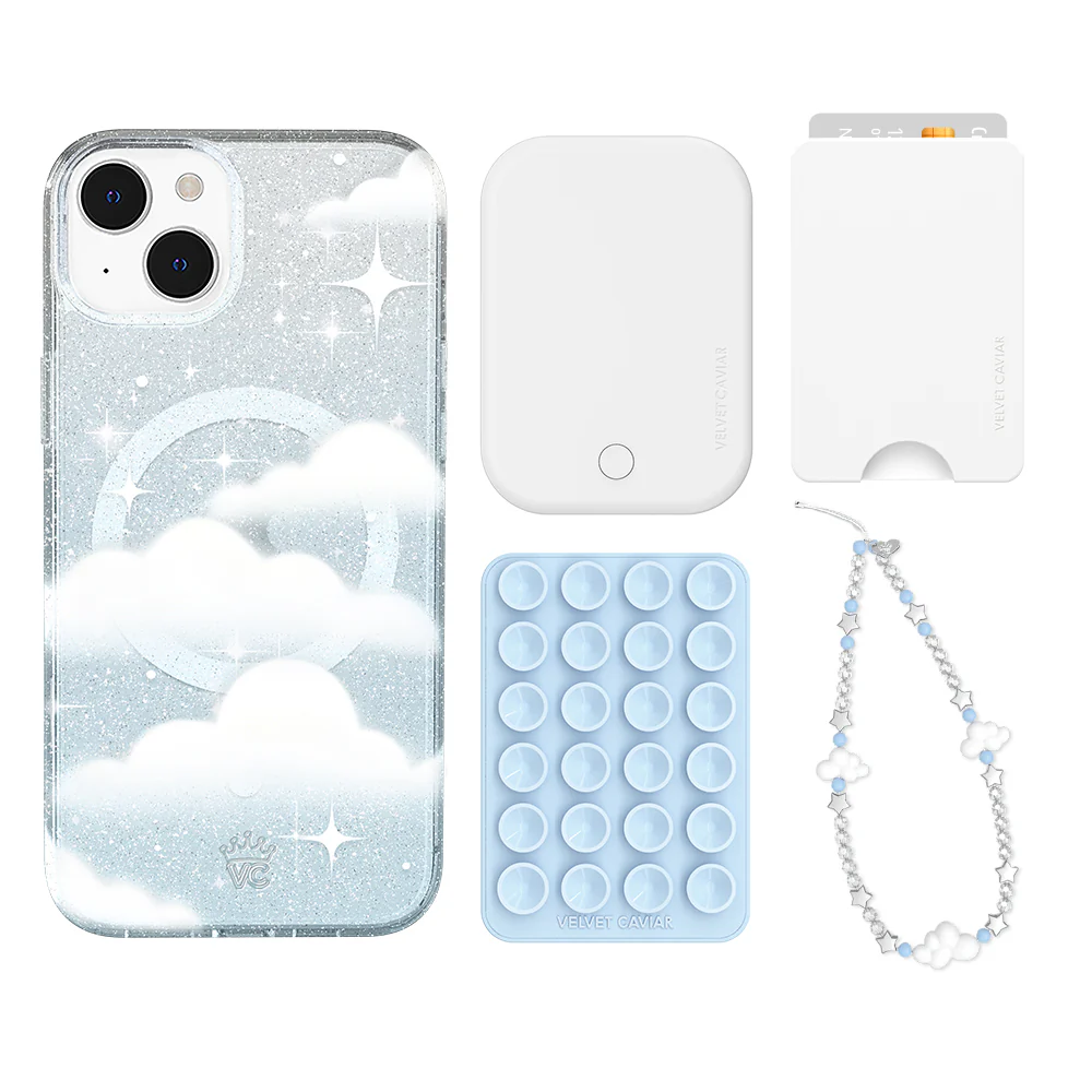 In The Clouds Stardust iPhone Bundle Set - Wallet - Image 12