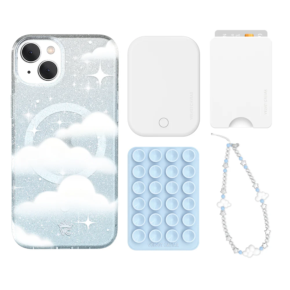 In The Clouds Stardust iPhone Bundle Set - Wallet - Image 16