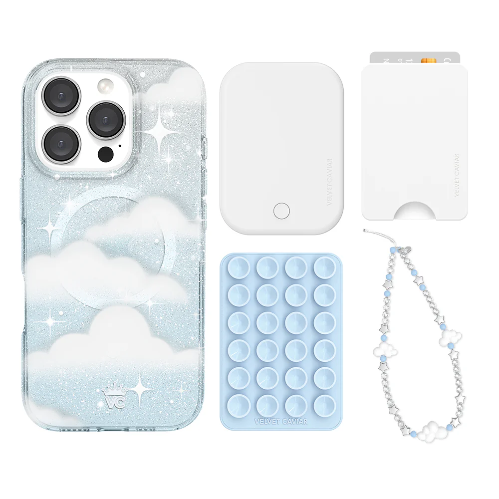 In The Clouds Stardust iPhone Bundle Set - Wallet - Image 19