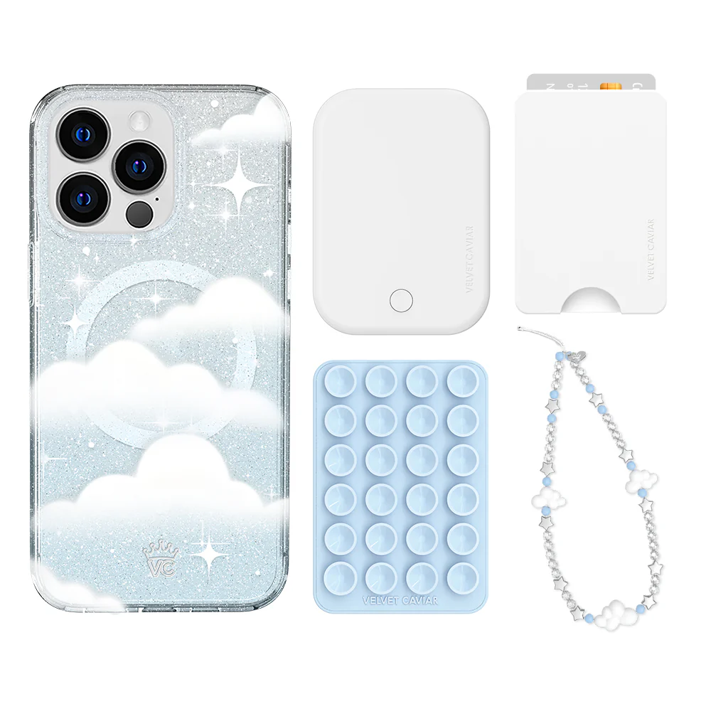 In The Clouds Stardust iPhone Bundle Set - Wallet - Image 2