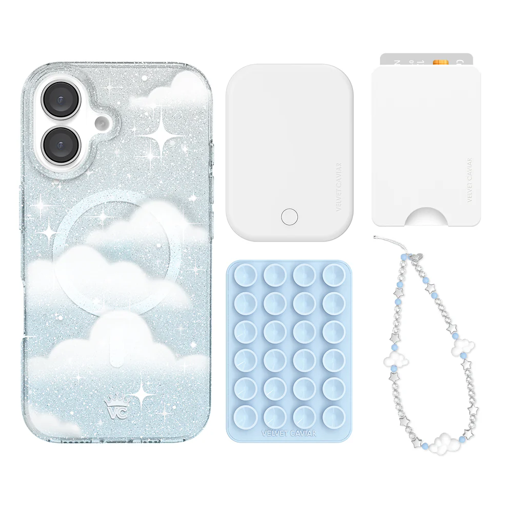 In The Clouds Stardust iPhone Bundle Set - Wallet - Image 20