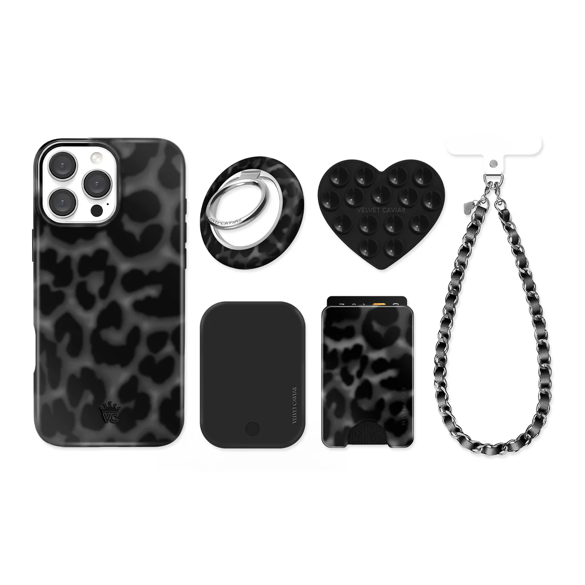 It Girl Black Leopard iPhone Bundle Set - Image 10