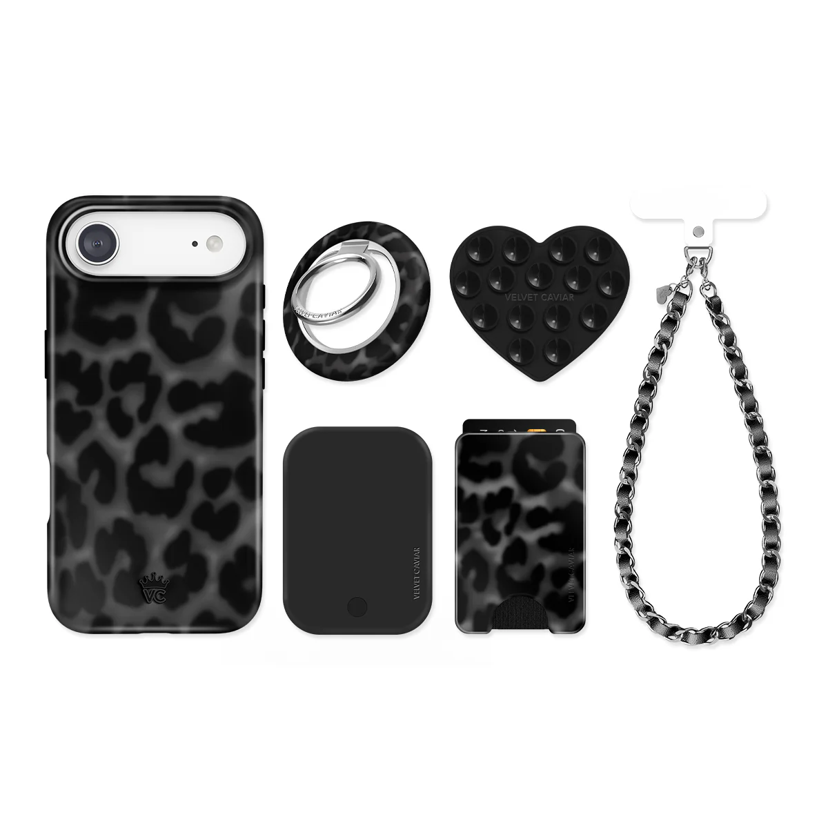 It Girl Black Leopard iPhone Bundle Set - Image 13