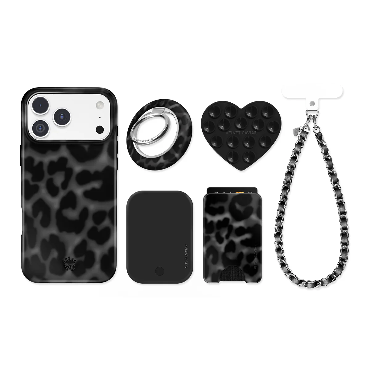 It Girl Black Leopard iPhone Bundle Set - Image 14