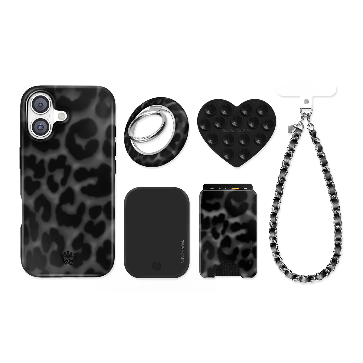 It Girl Black Leopard iPhone Bundle Set - Image 16