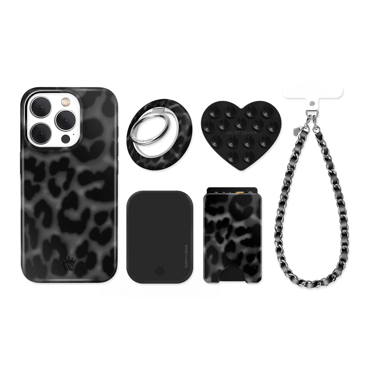 It Girl Black Leopard iPhone Bundle Set - Image 7