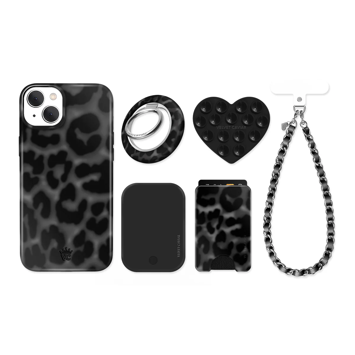 It Girl Black Leopard iPhone Bundle Set - Image 8
