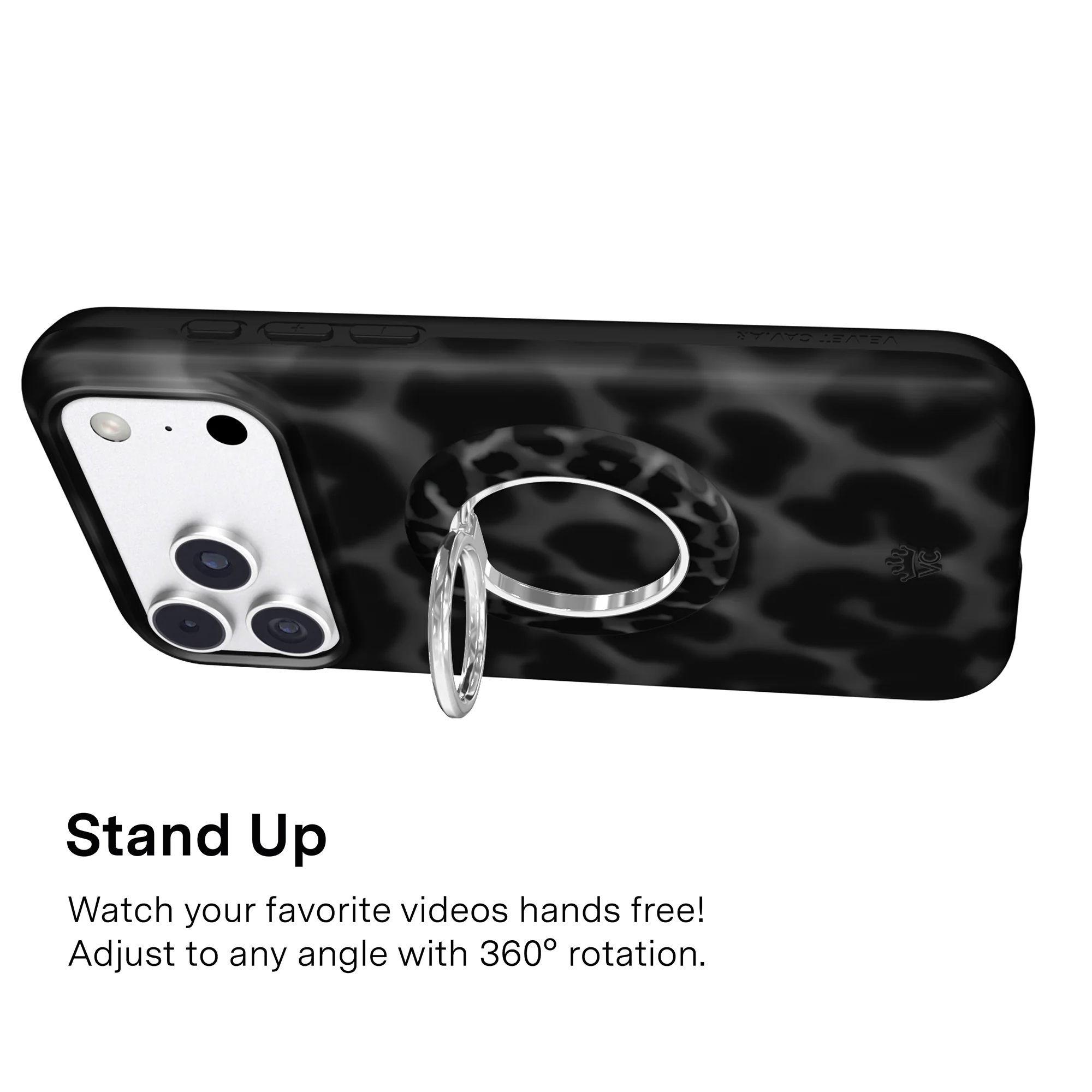It Girl Black Leopard MagSafe Grip Ring - Image 5