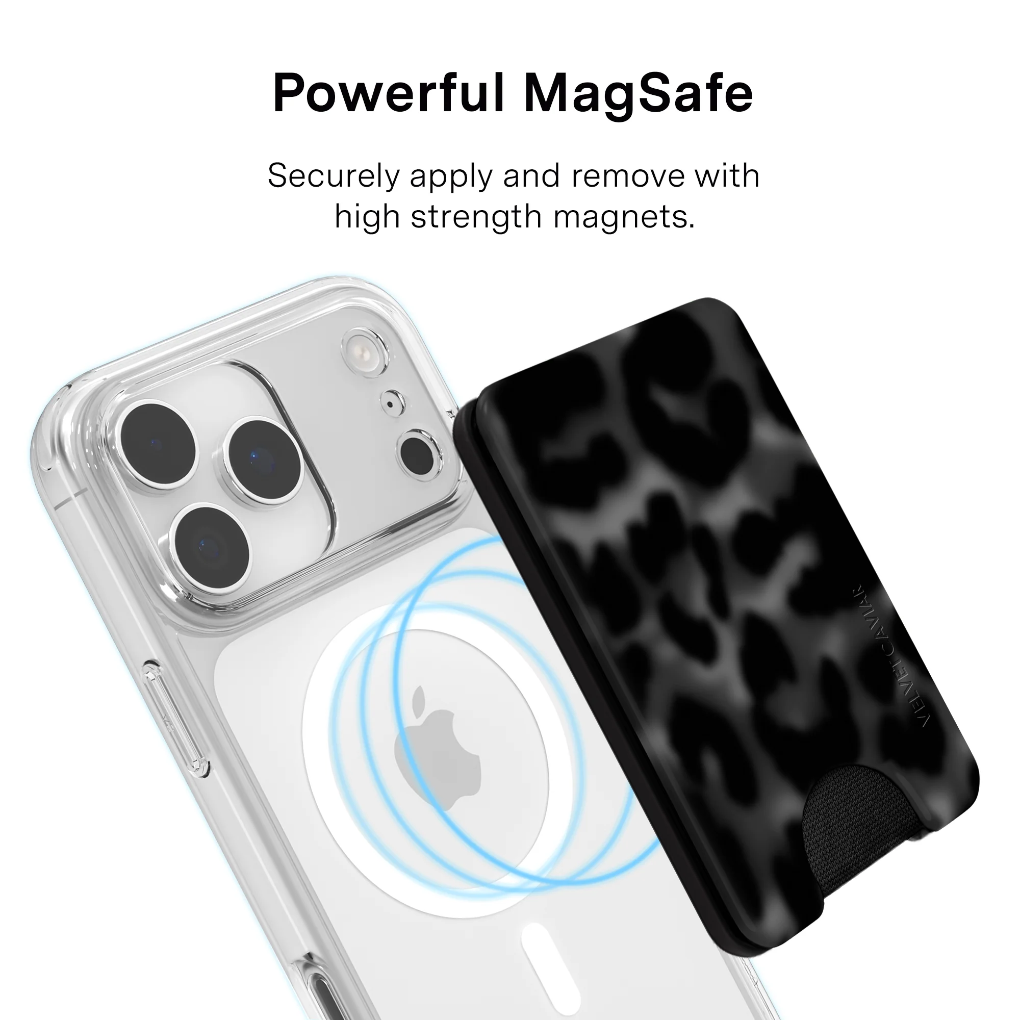 It Girl Black Leopard MagSafe Wallet - Image 4