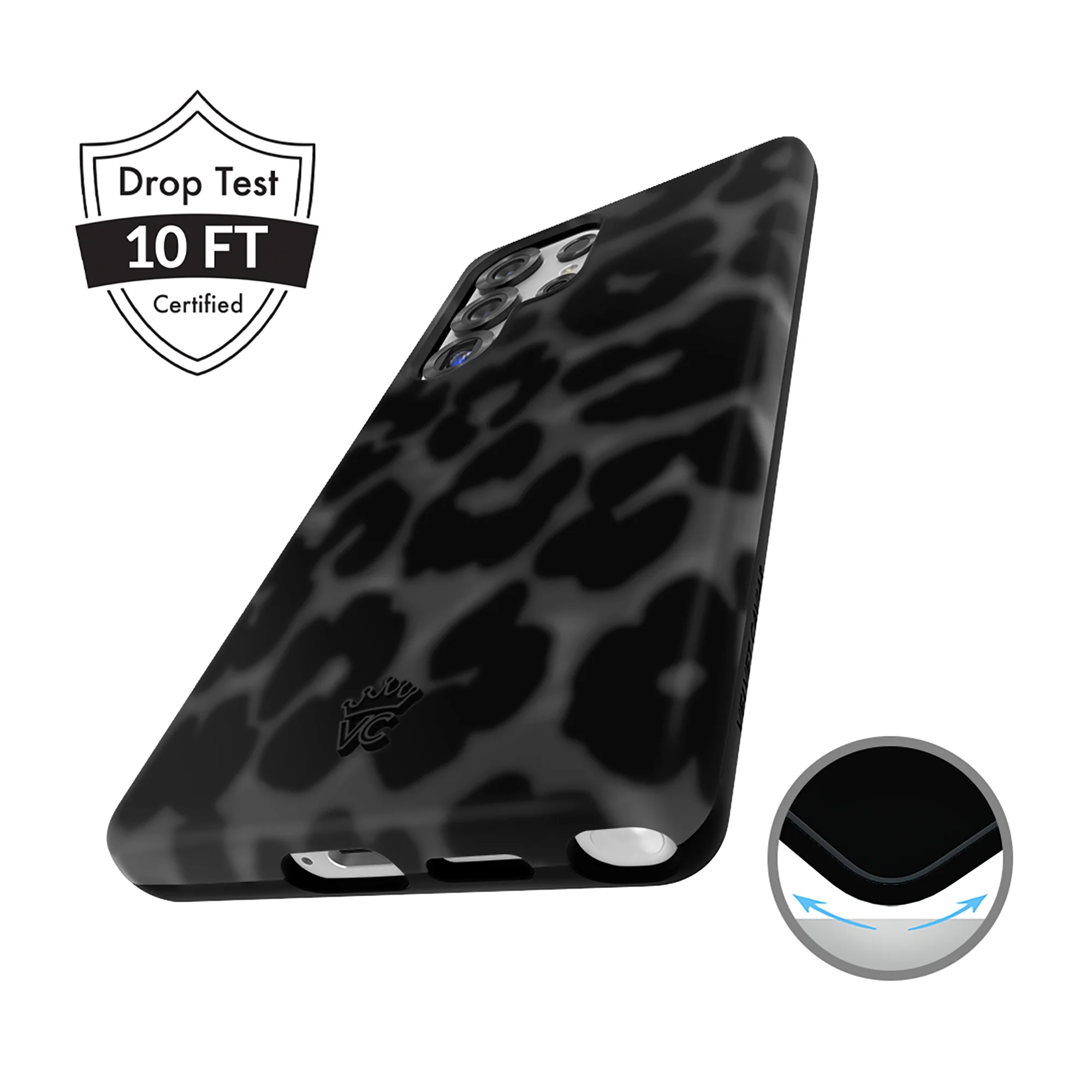 It Girl Black Leopard Samsung Case - Image 2