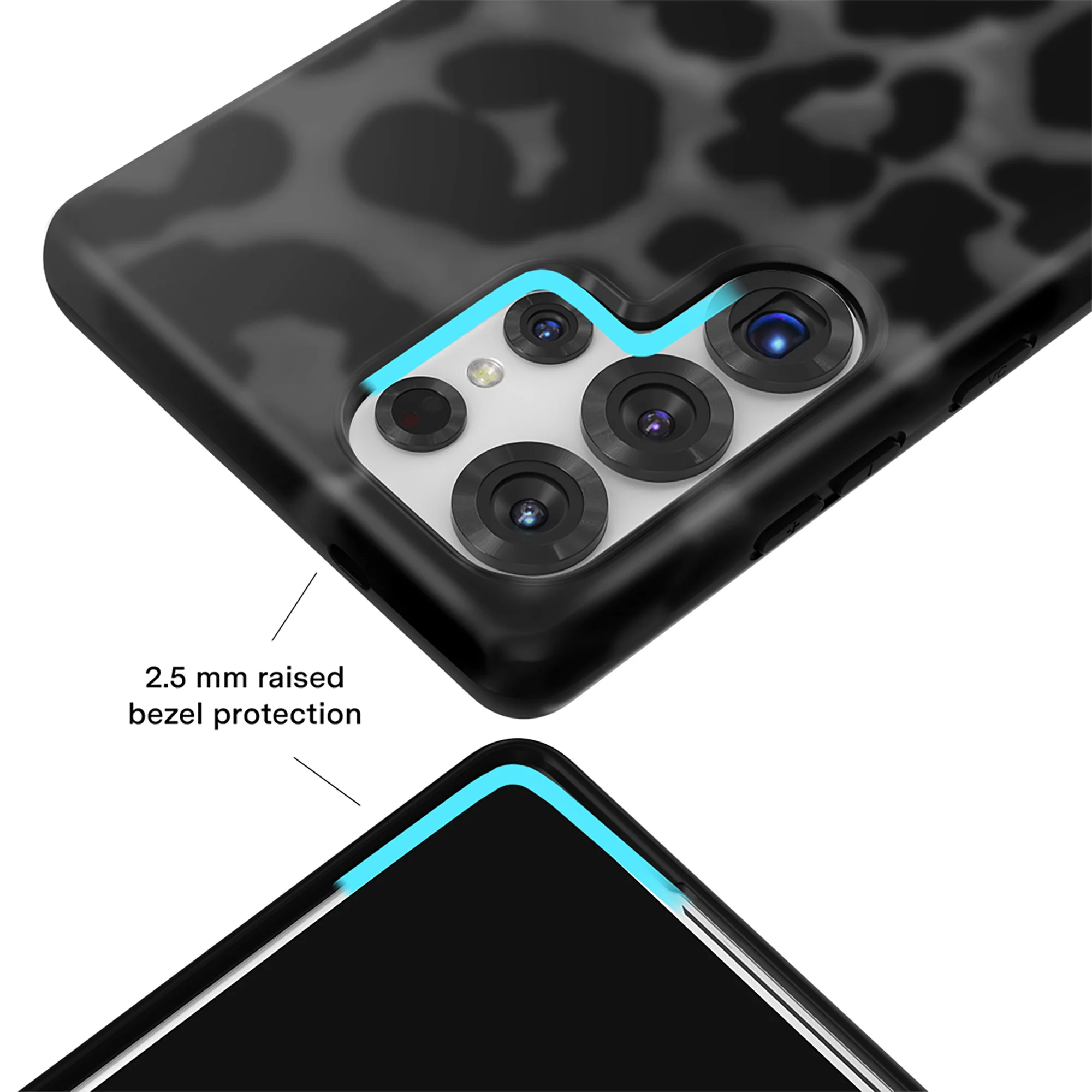 It Girl Black Leopard Samsung Case - Image 3