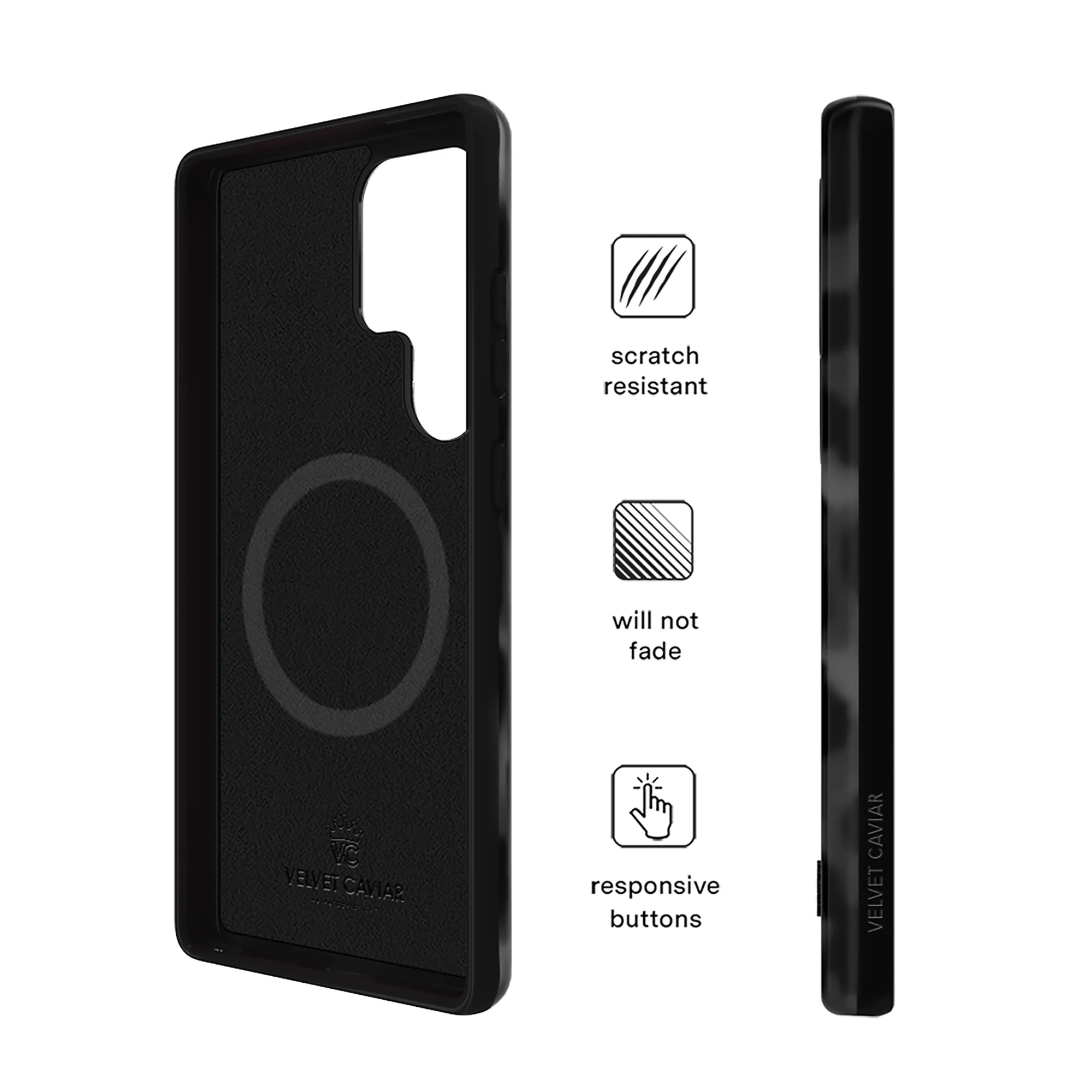 It Girl Black Leopard Samsung Case - Image 5