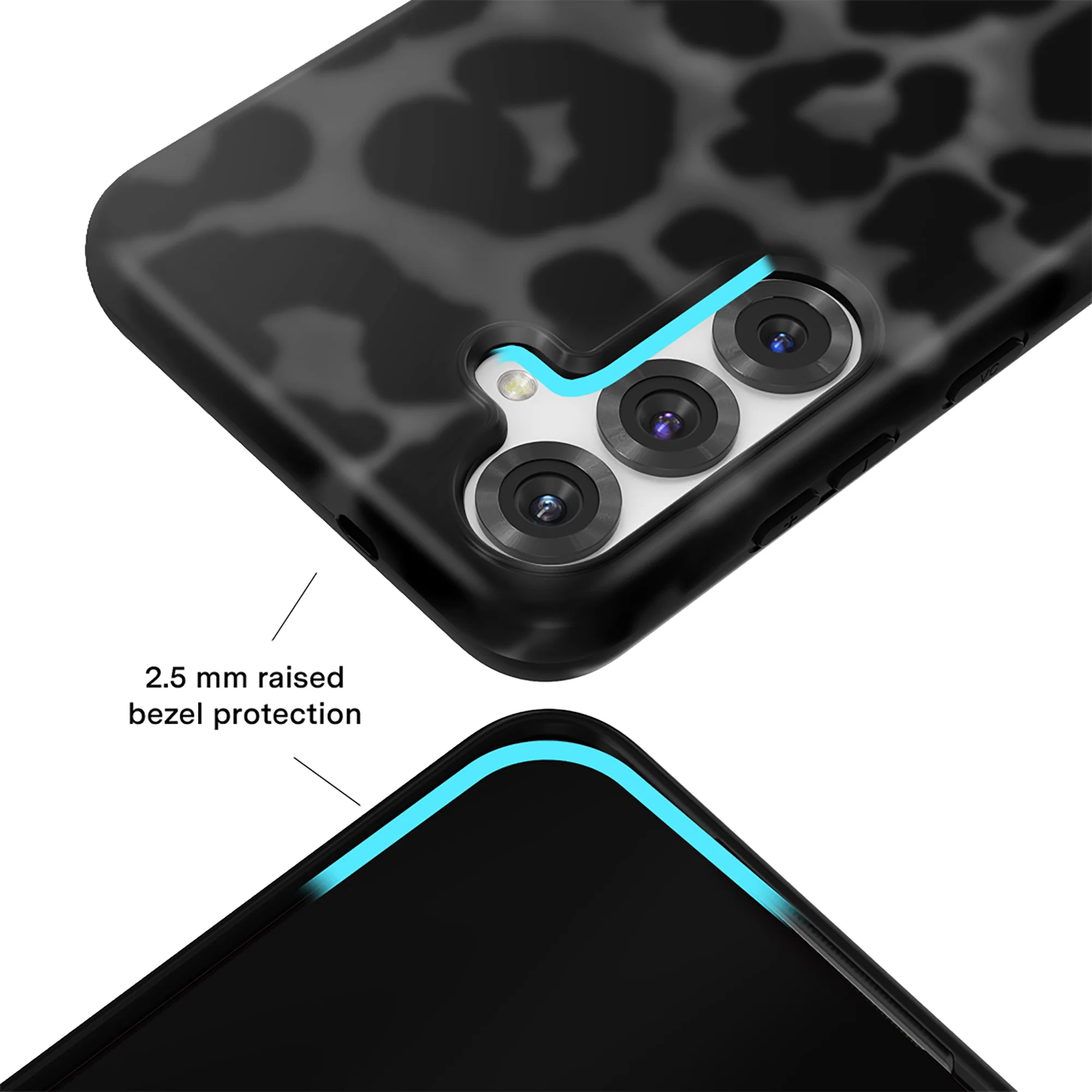 It Girl Black Leopard Samsung Case - Image 8