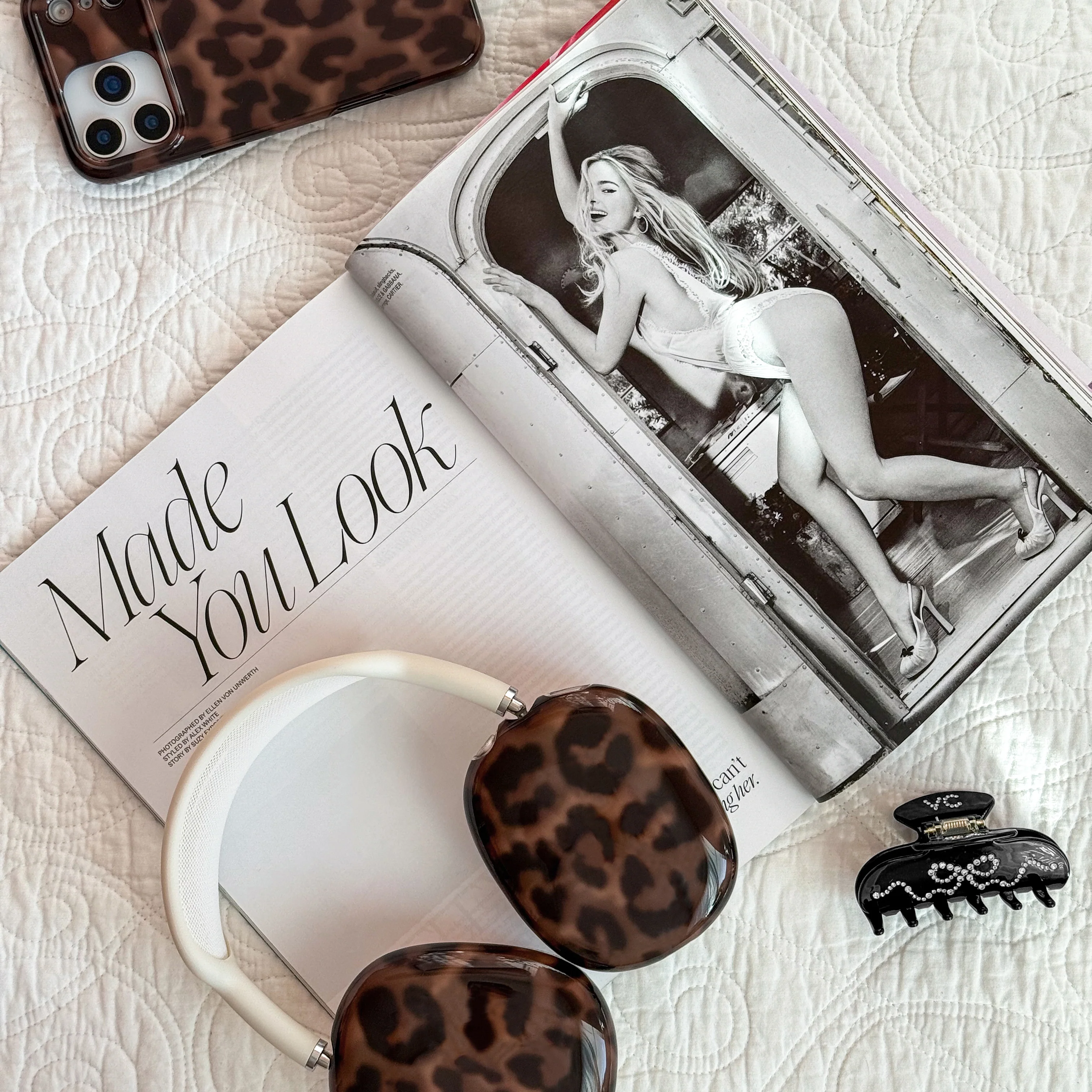 It Girl Leopard AirPod Max Case - Image 7