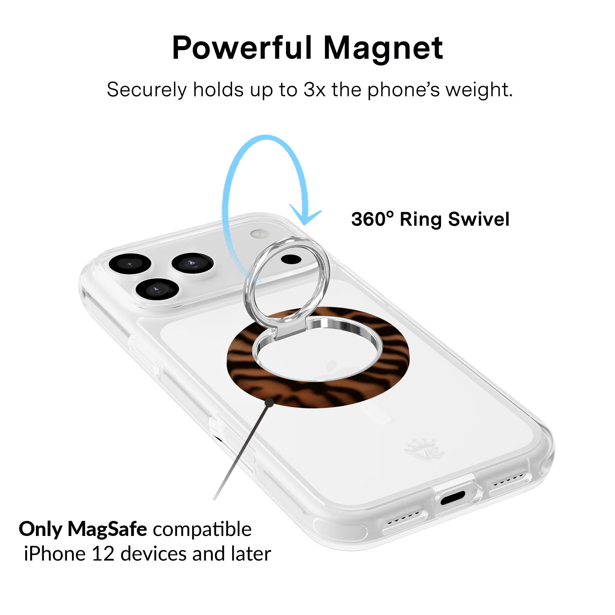 It Girl Tiger MagSafe Grip Ring - Image 3