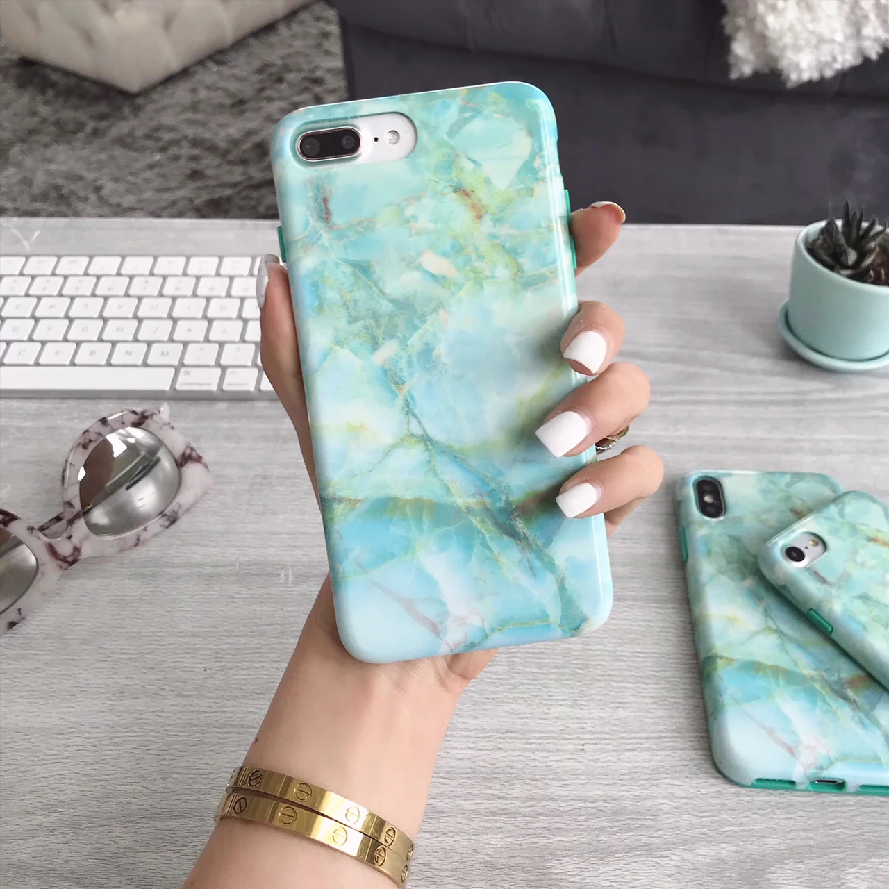 Jade Marble iPhone Case - Image 16