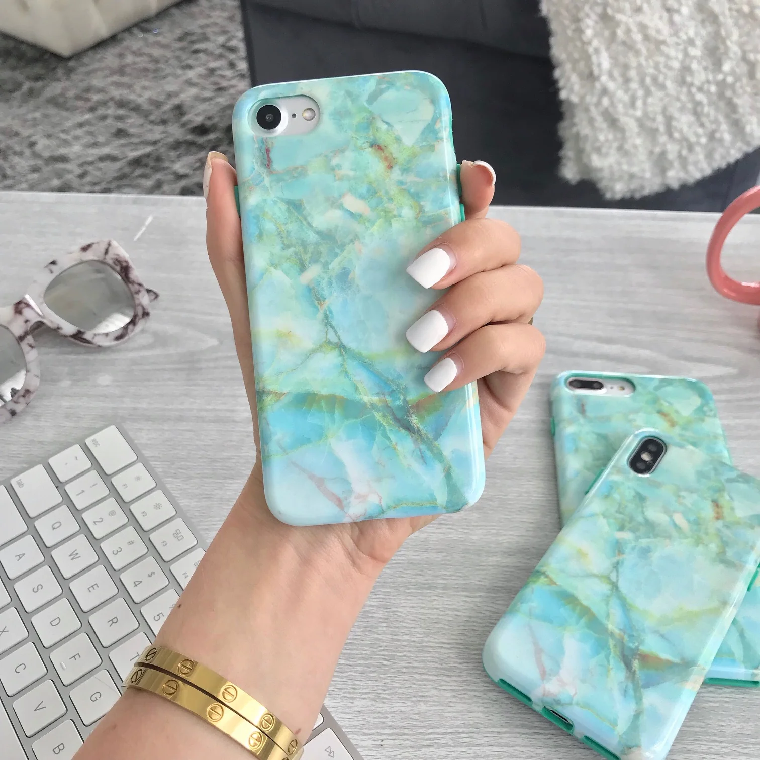 Jade Marble iPhone Case - Image 37