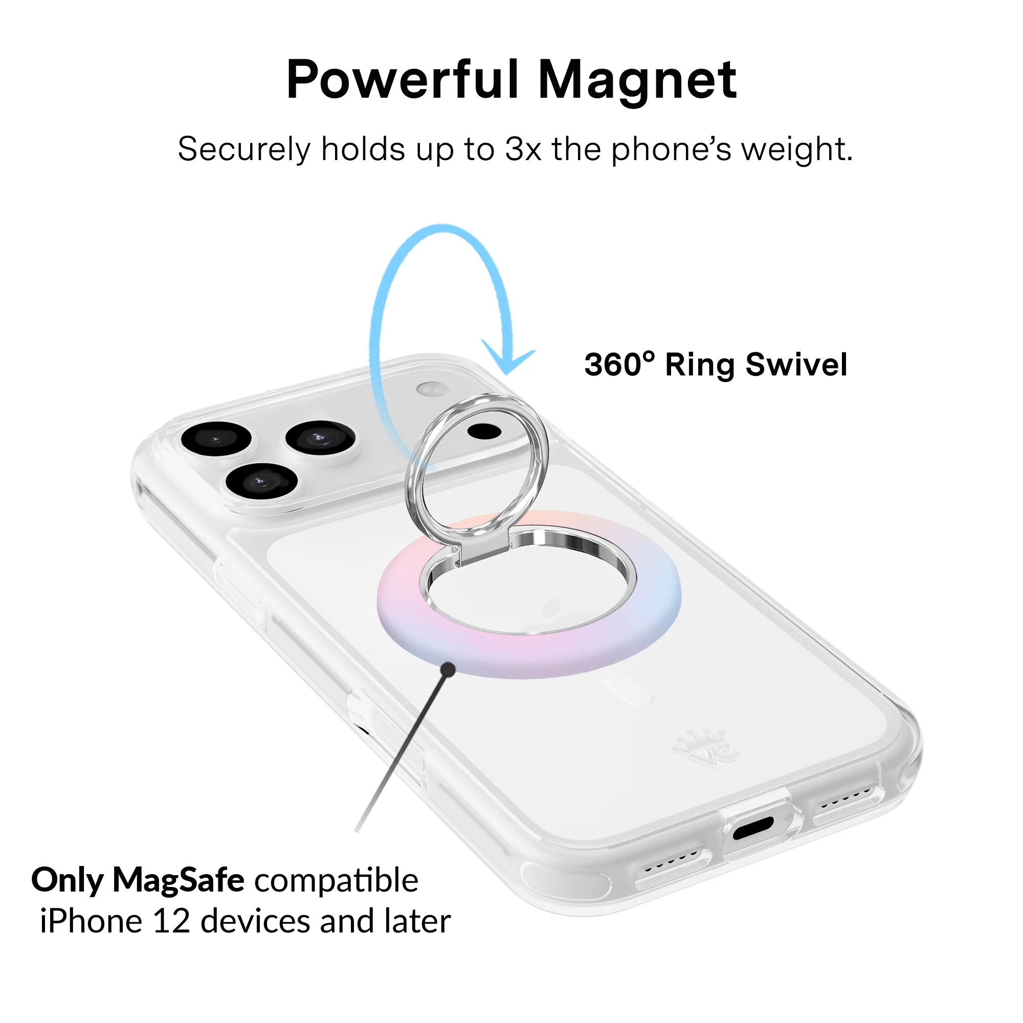 Jelly Glow Aura MagSafe Grip Ring - Image 3