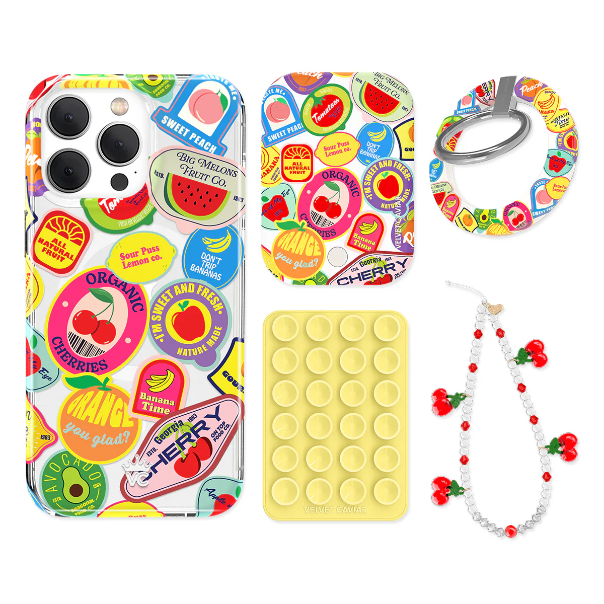 Juicy Fruits iPhone Bundle Set - Grip - Image 2