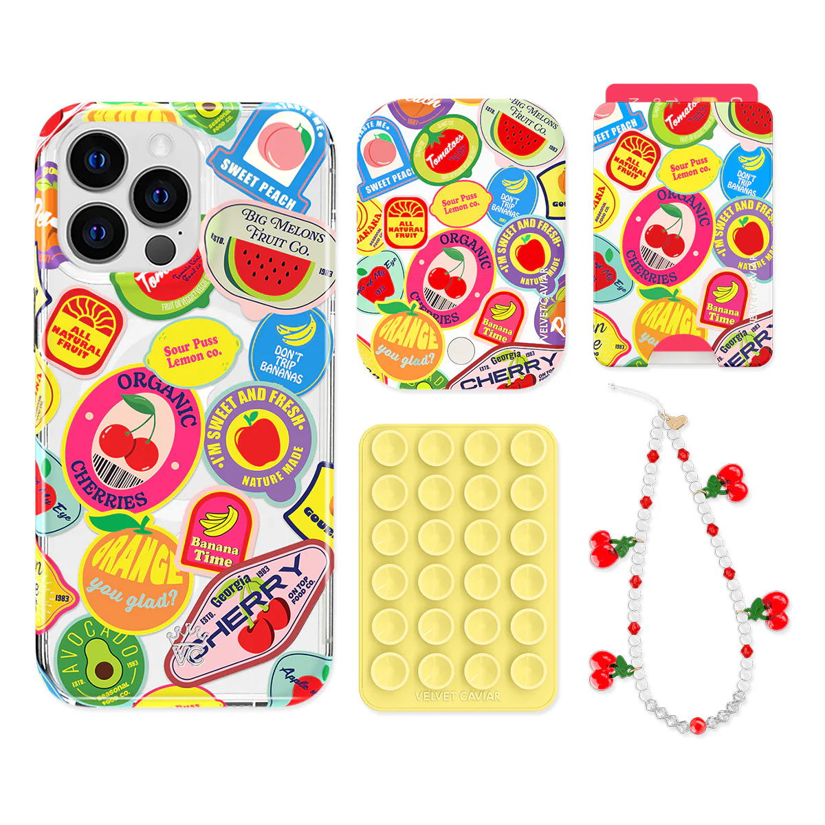 Juicy Fruits iPhone Bundle Set - Wallet - Image 11