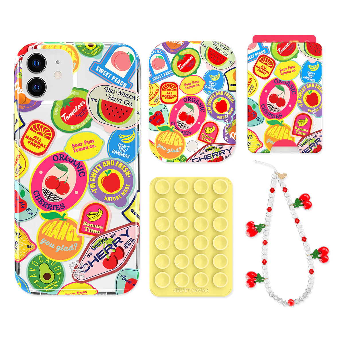 Juicy Fruits iPhone Bundle Set - Wallet - Image 13