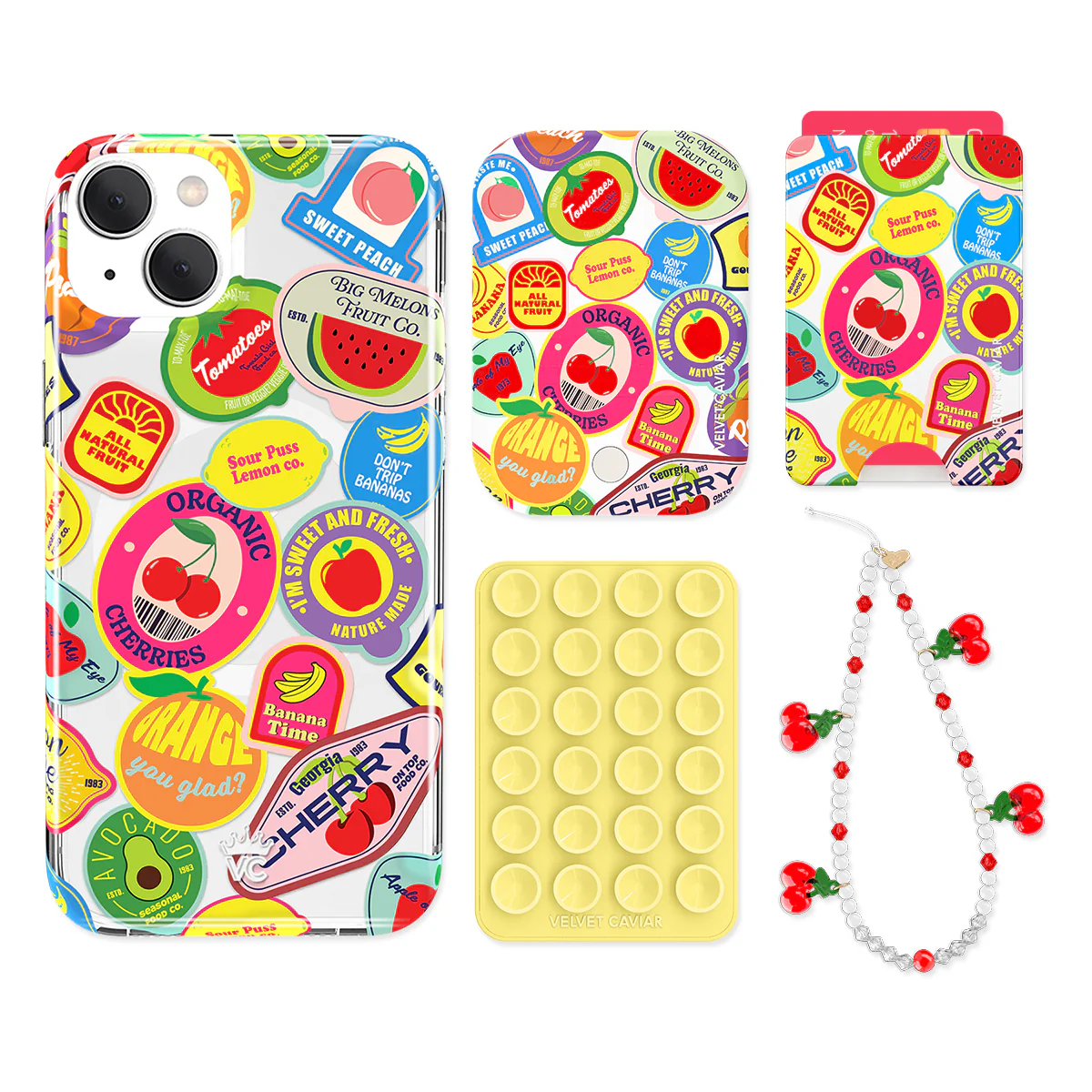 Juicy Fruits iPhone Bundle Set - Wallet - Image 4