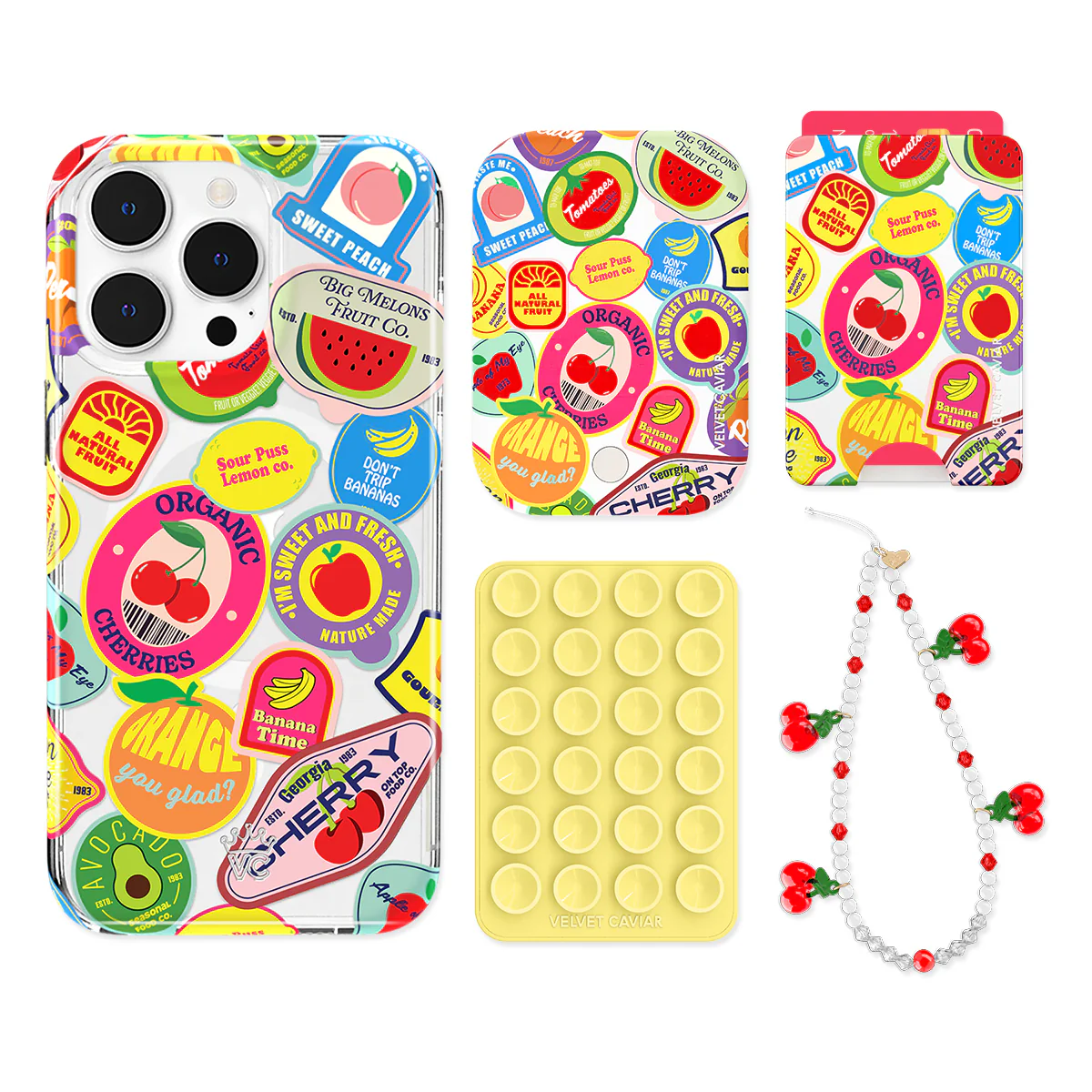 Juicy Fruits iPhone Bundle Set - Wallet - Image 6