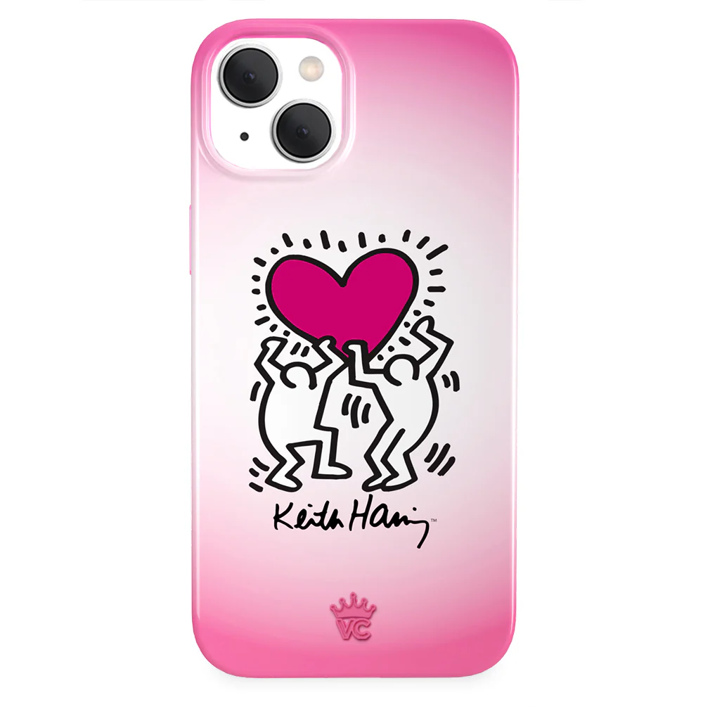 Keith Haring Pink Heart iPhone Case - Image 19