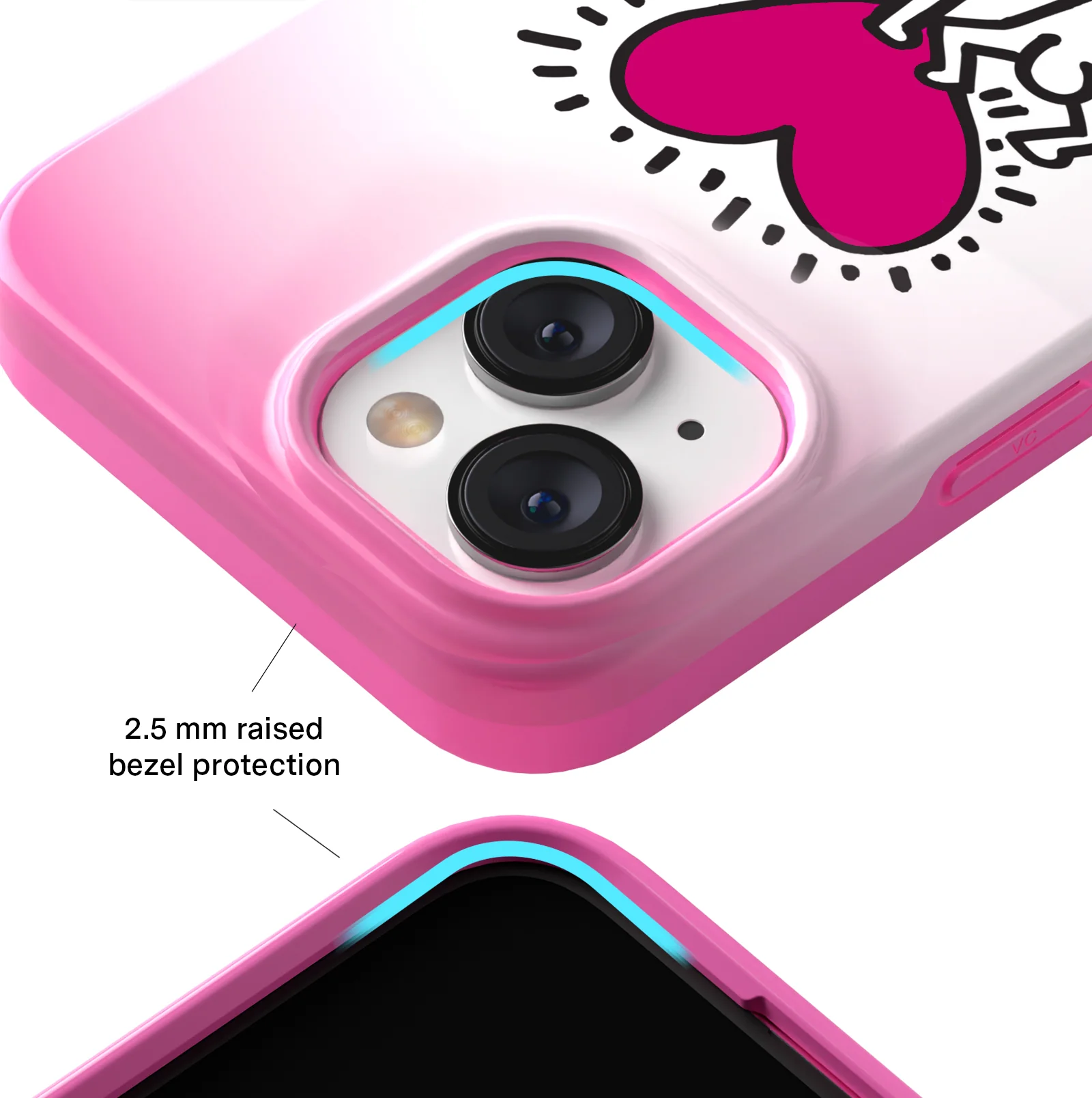 Keith Haring Pink Heart iPhone Case - Image 27