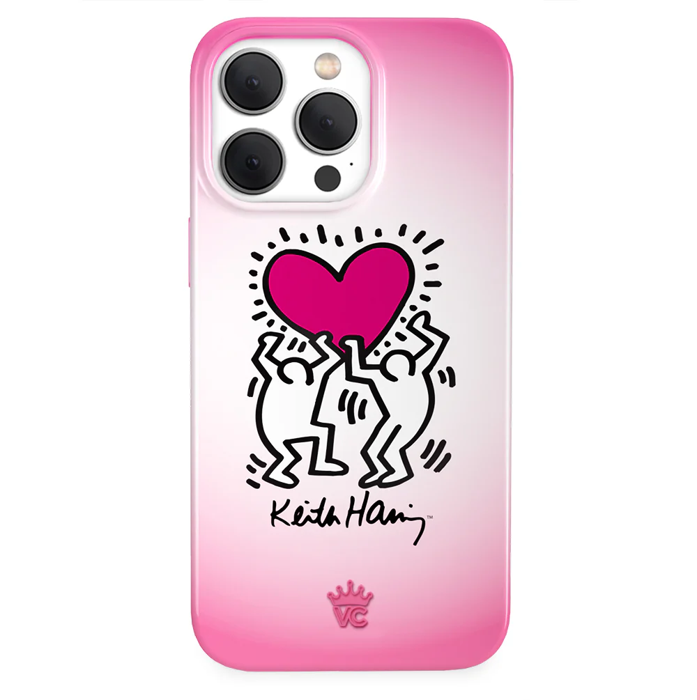 Keith Haring Pink Heart iPhone Case - Image 7