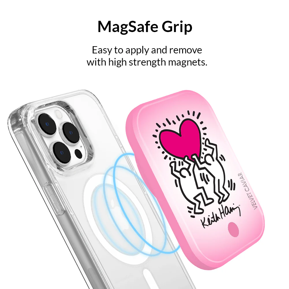 Keith Haring Pink Heart MagSafe Battery Power Pack - Image 4