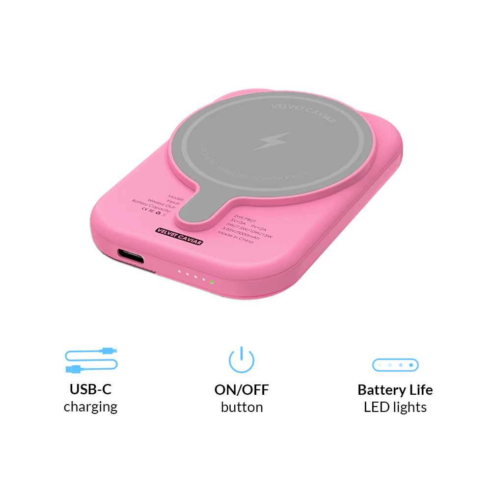 Keith Haring Pink Heart MagSafe Battery Power Pack - Image 6