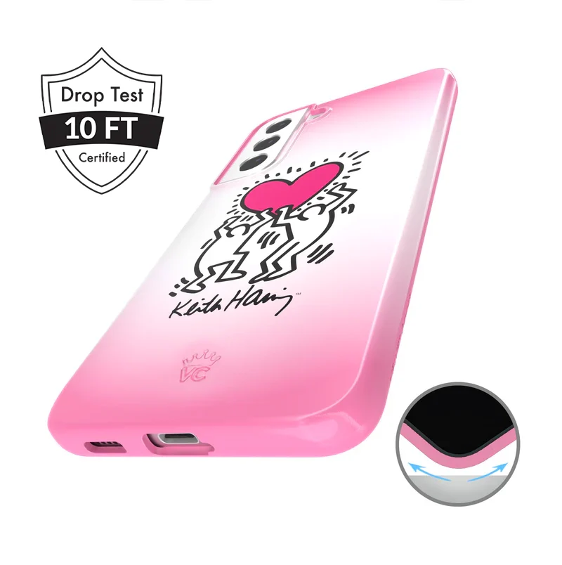Keith Haring Pink Heart Samsung Case - Image 21