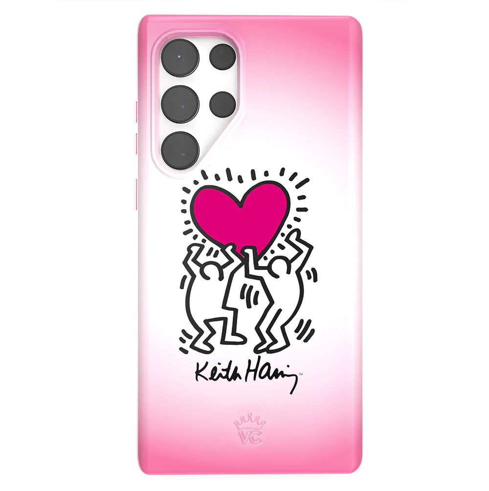 Keith Haring Pink Heart Samsung Case - Image 31
