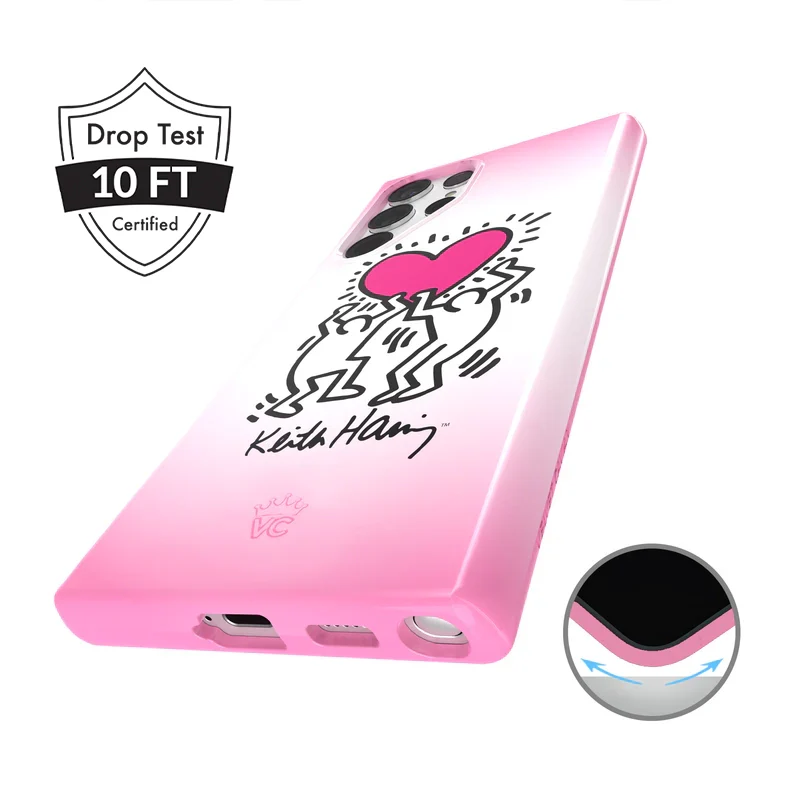 Keith Haring Pink Heart Samsung Case - Image 32