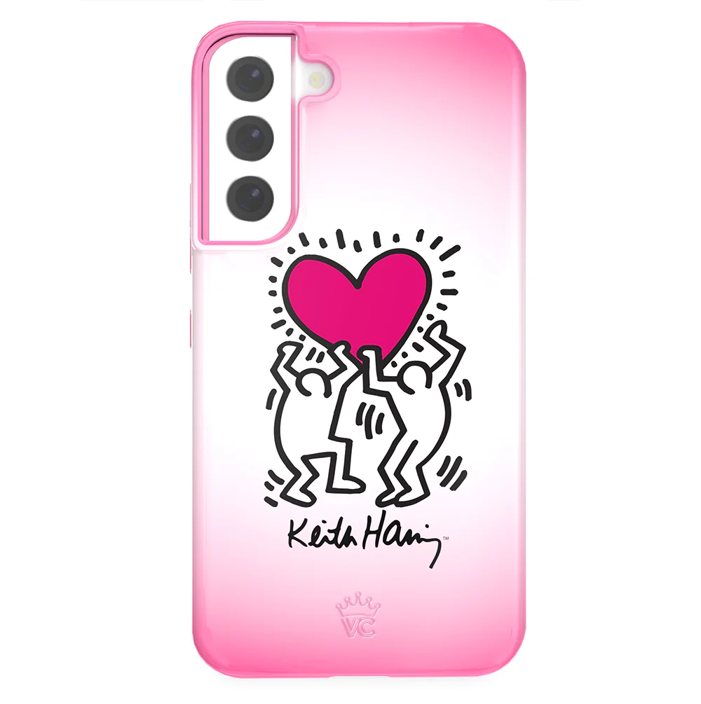 Keith Haring Pink Heart Samsung Case - Image 44