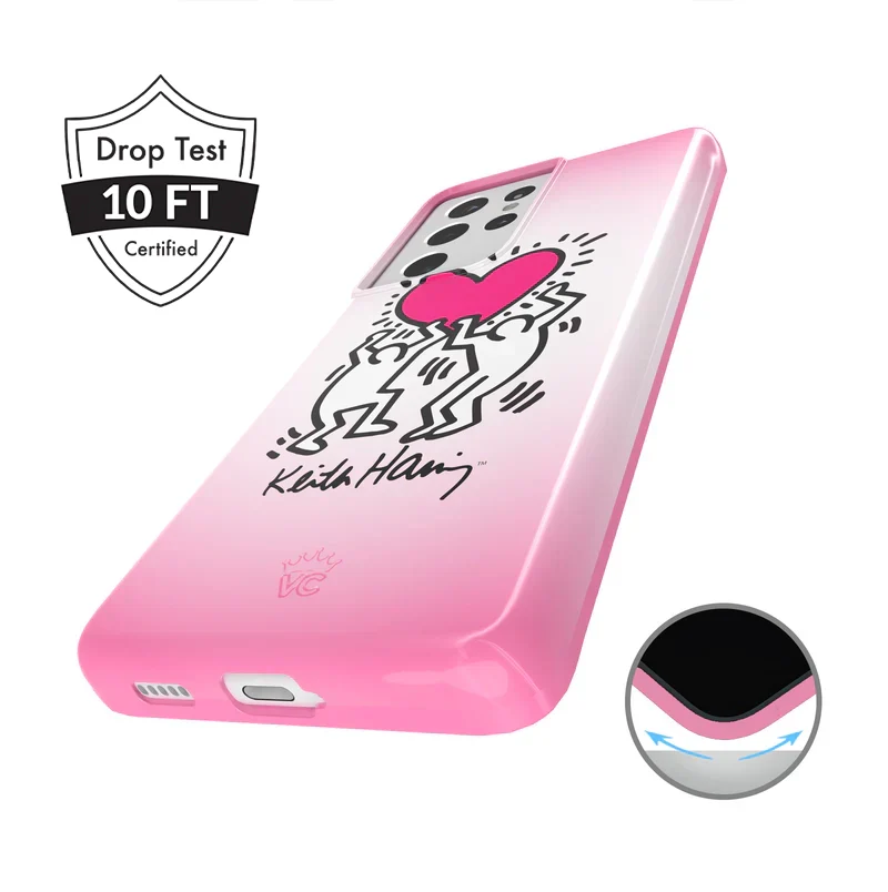 Keith Haring Pink Heart Samsung Case - Image 47