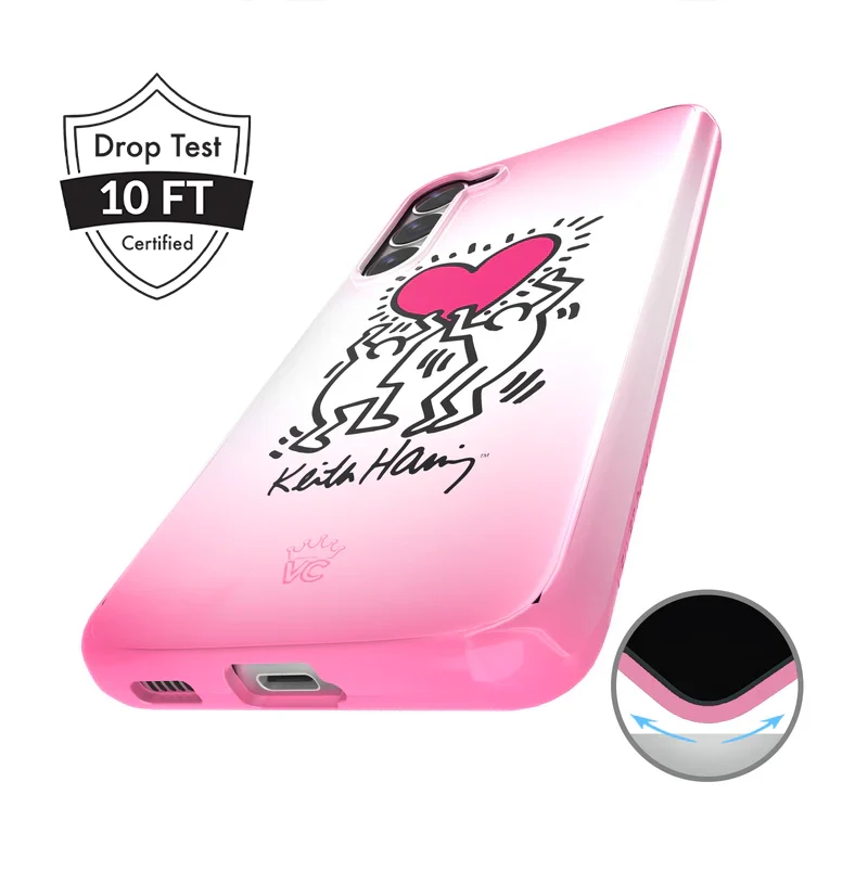 Keith Haring Pink Heart Samsung Case - Image 5