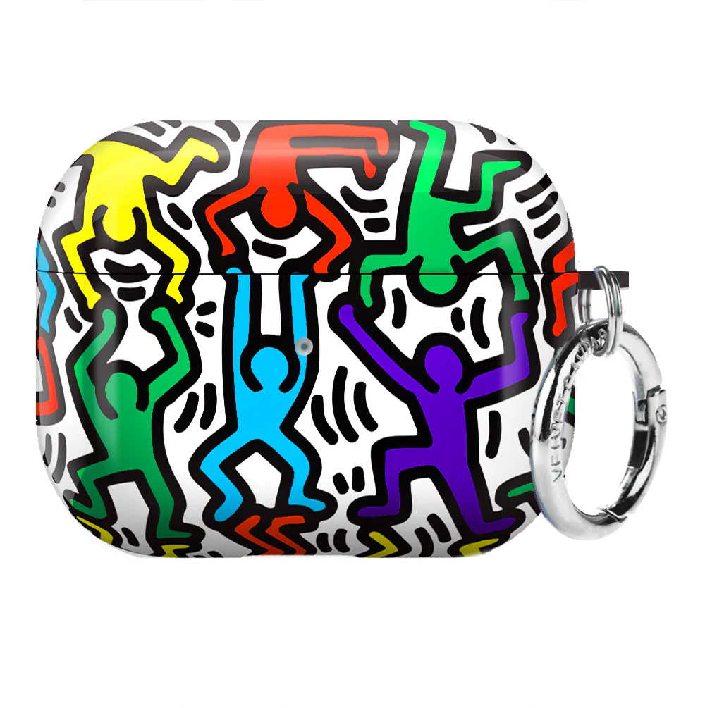 Keith Haring Rainbow Dancers AirPod Case - Image 12