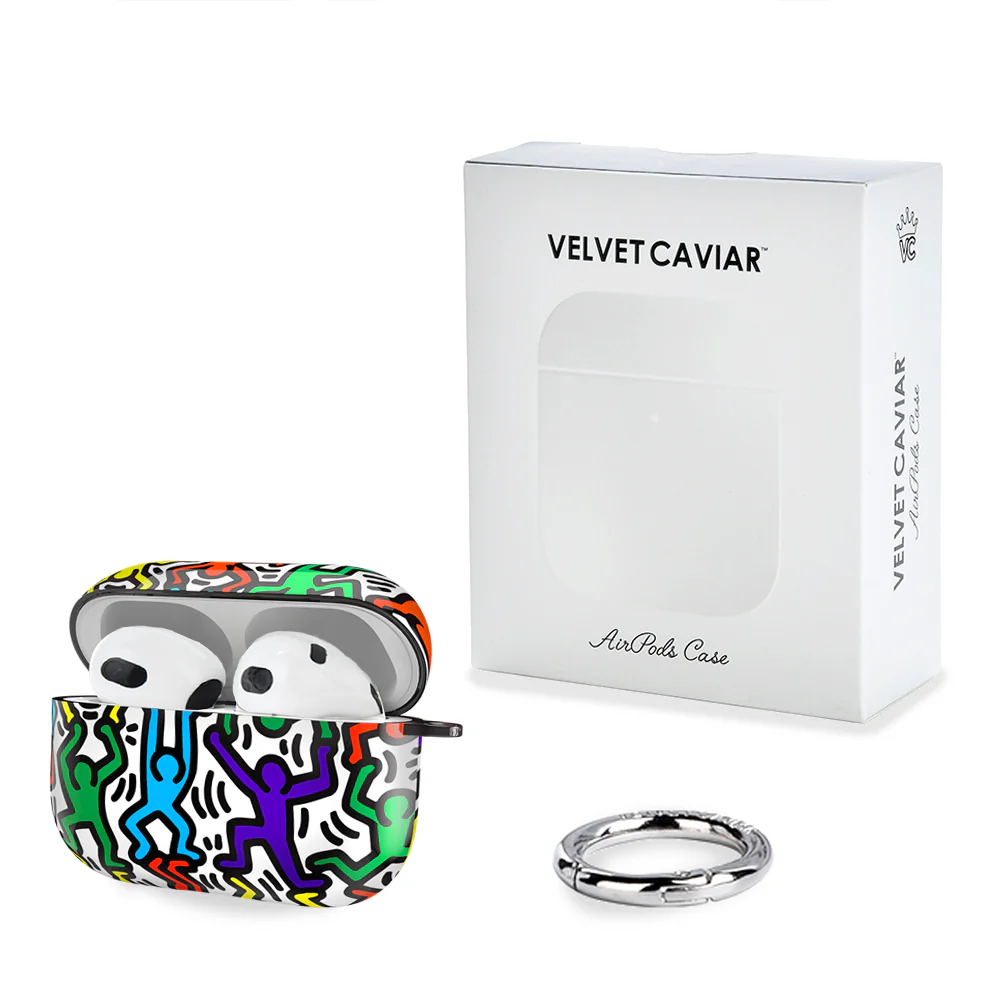 Keith Haring Rainbow Dancers AirPod Case - Image 15