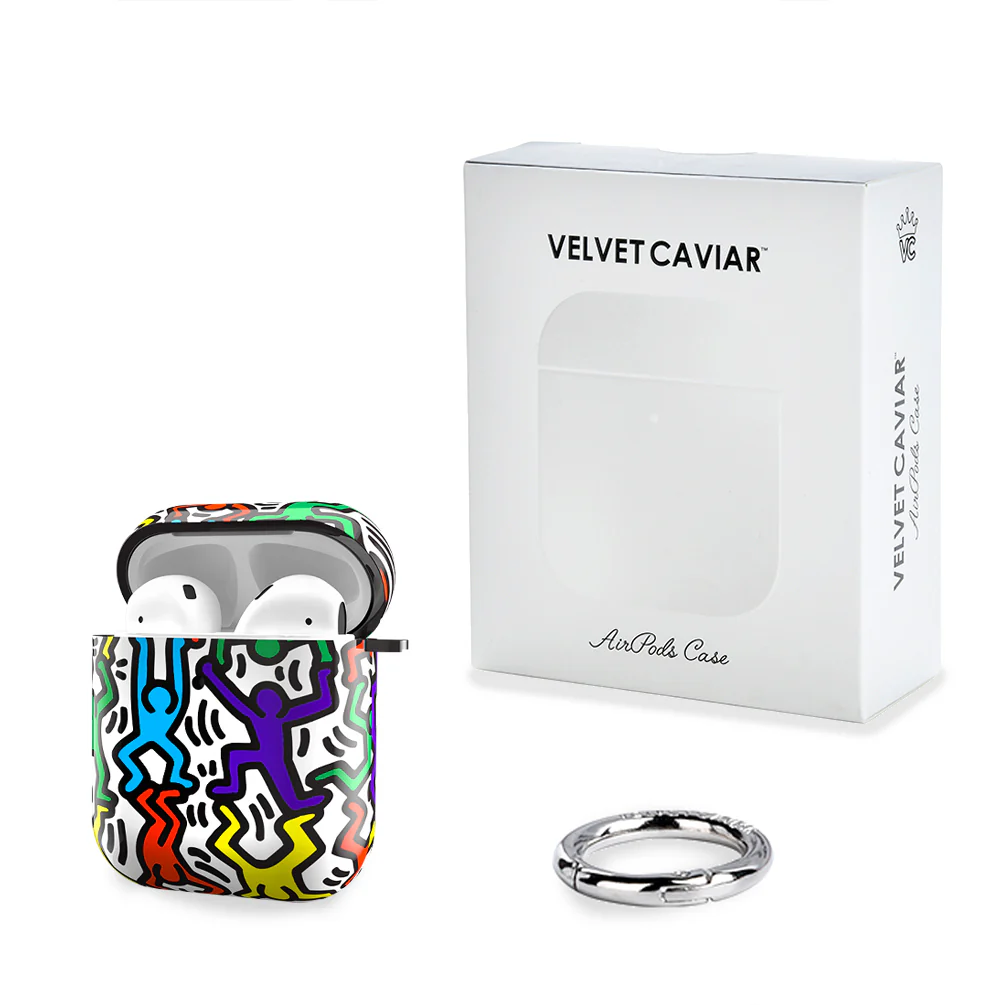 Keith Haring Rainbow Dancers AirPod Case - Image 5