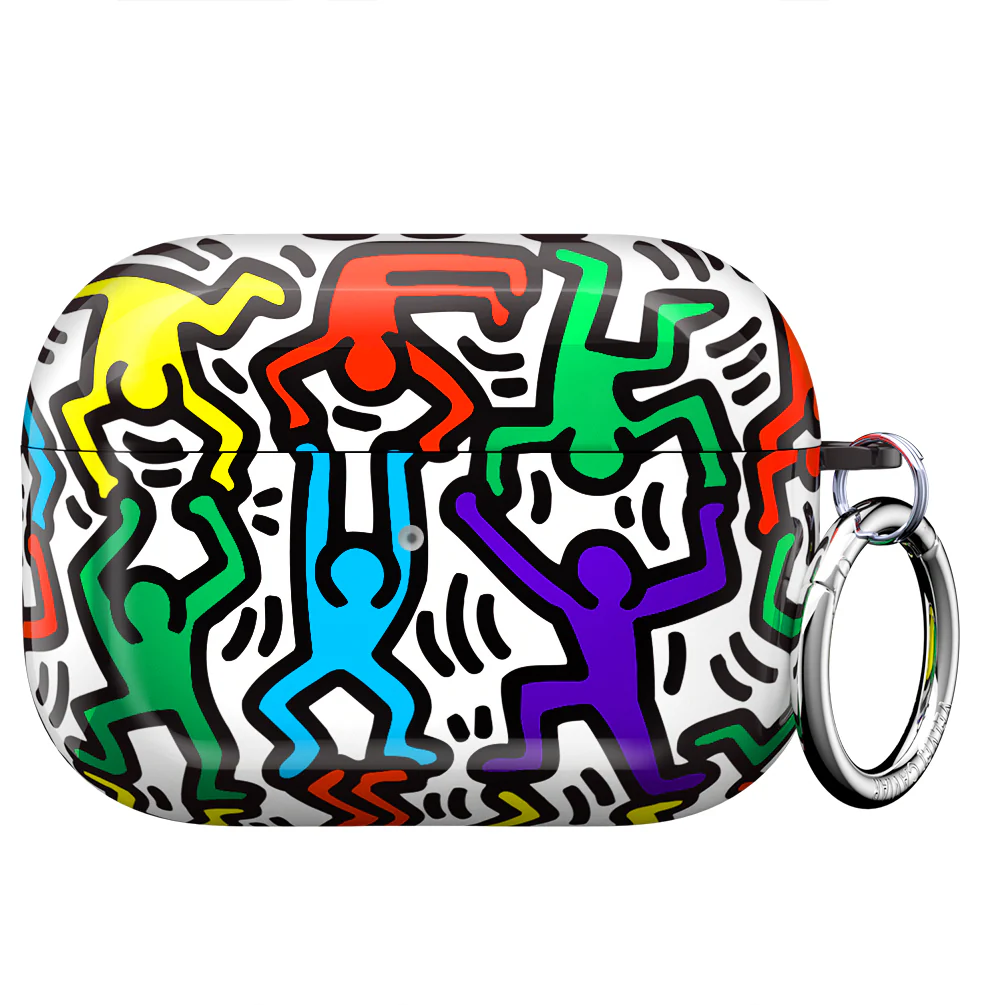 Keith Haring Rainbow Dancers AirPod Case - Image 6