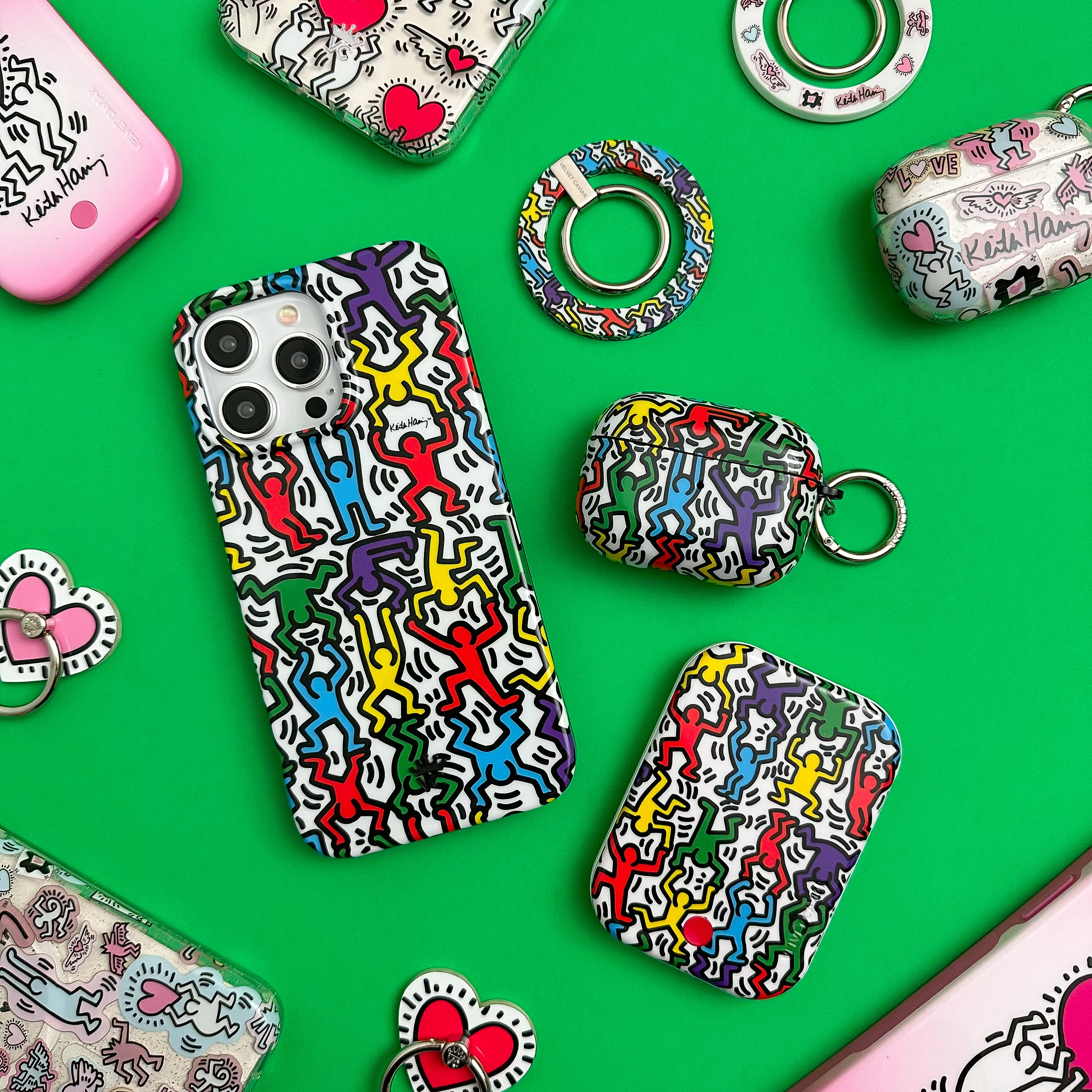 Keith Haring Rainbow Dancers MagSafe Battery Power Pack - Image 2