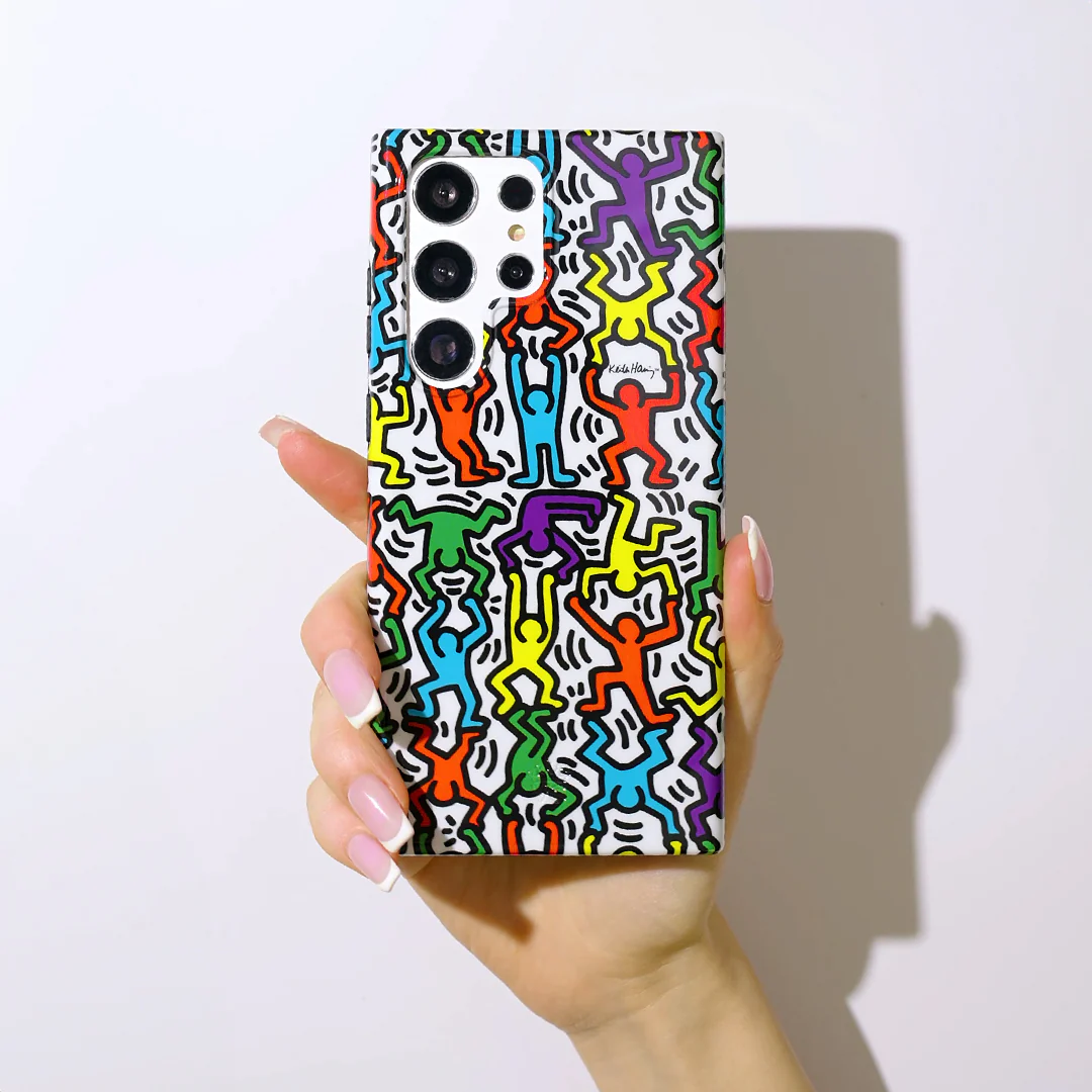 Keith Haring Rainbow Dancers Samsung Case - Image 14