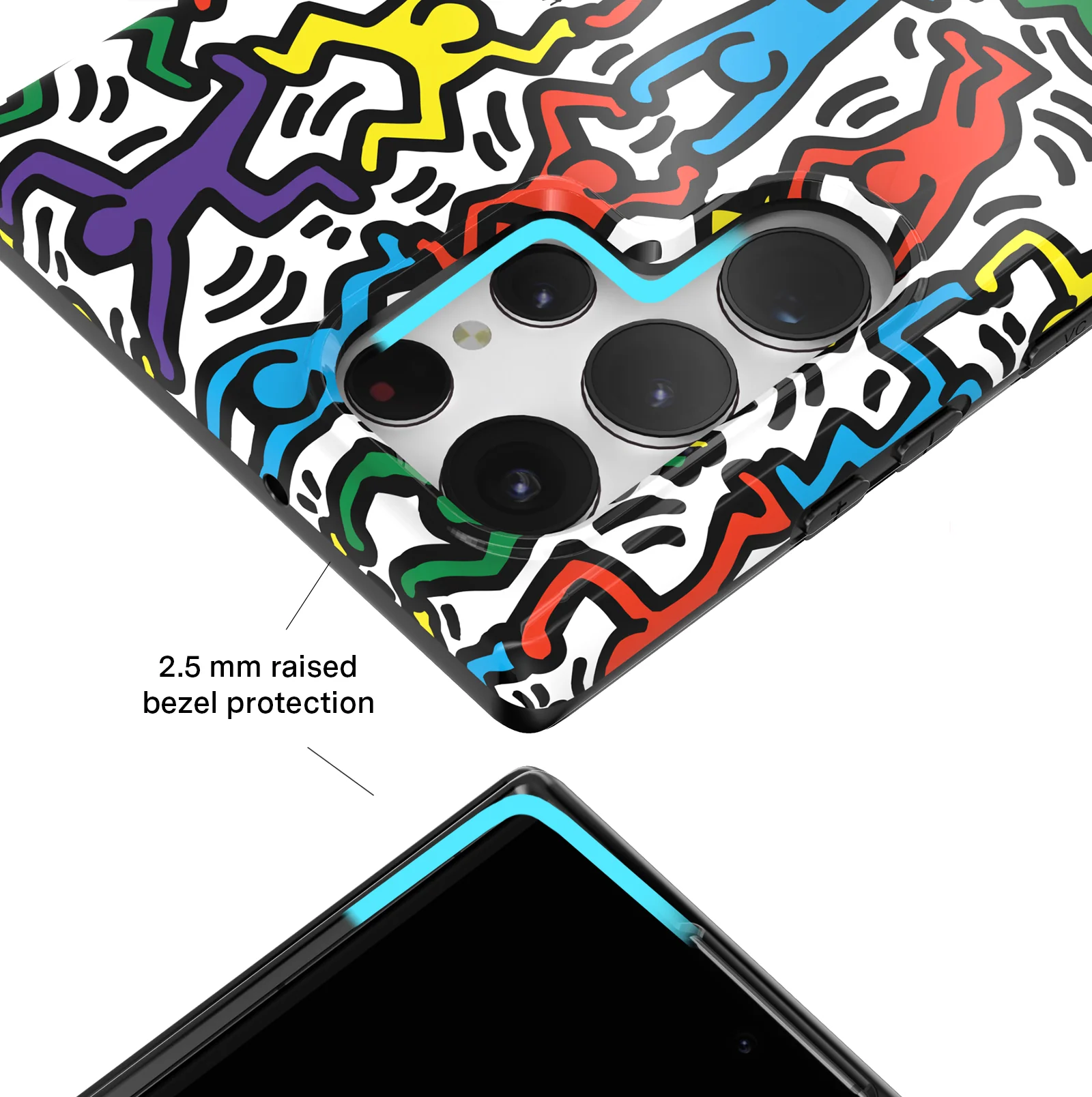 Keith Haring Rainbow Dancers Samsung Case - Image 15