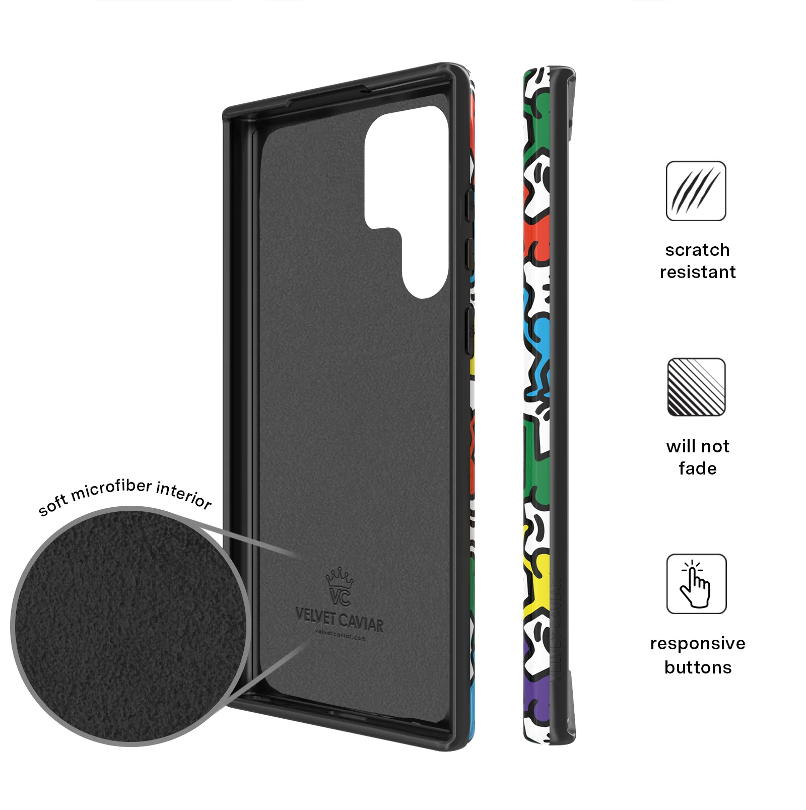 Keith Haring Rainbow Dancers Samsung Case - Image 18