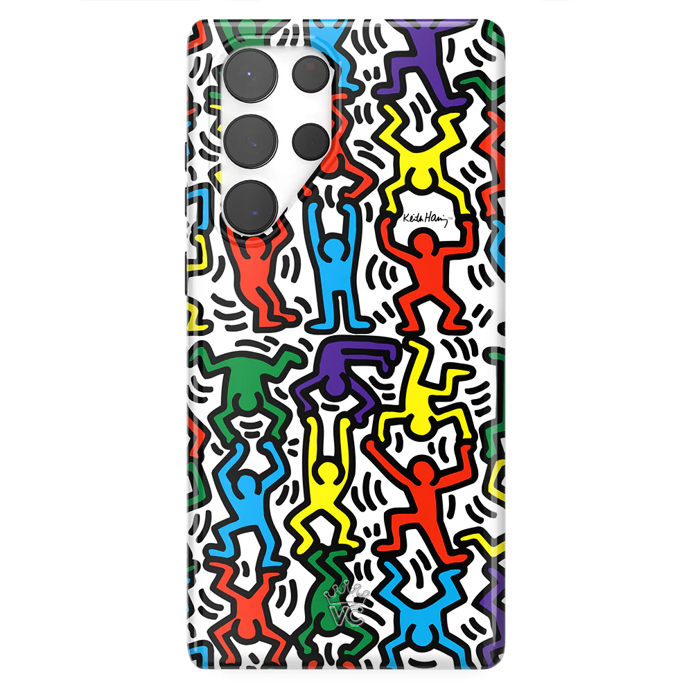 Keith Haring Rainbow Dancers Samsung Case - Image 32