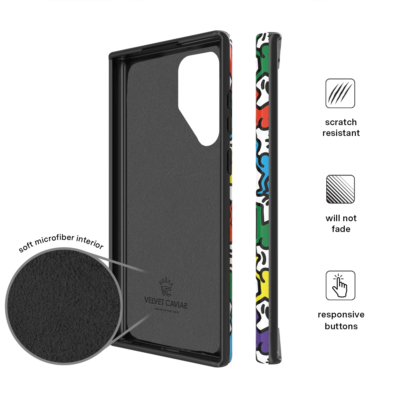 Keith Haring Rainbow Dancers Samsung Case - Image 37